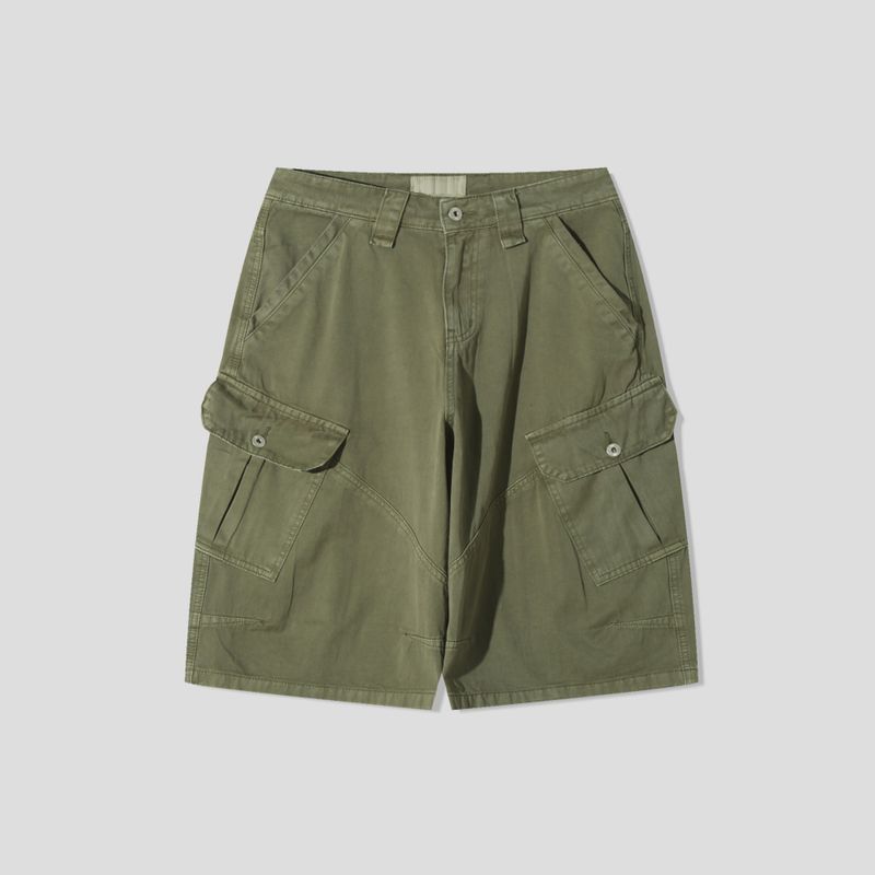 Lard dying bermuda cargo pants
