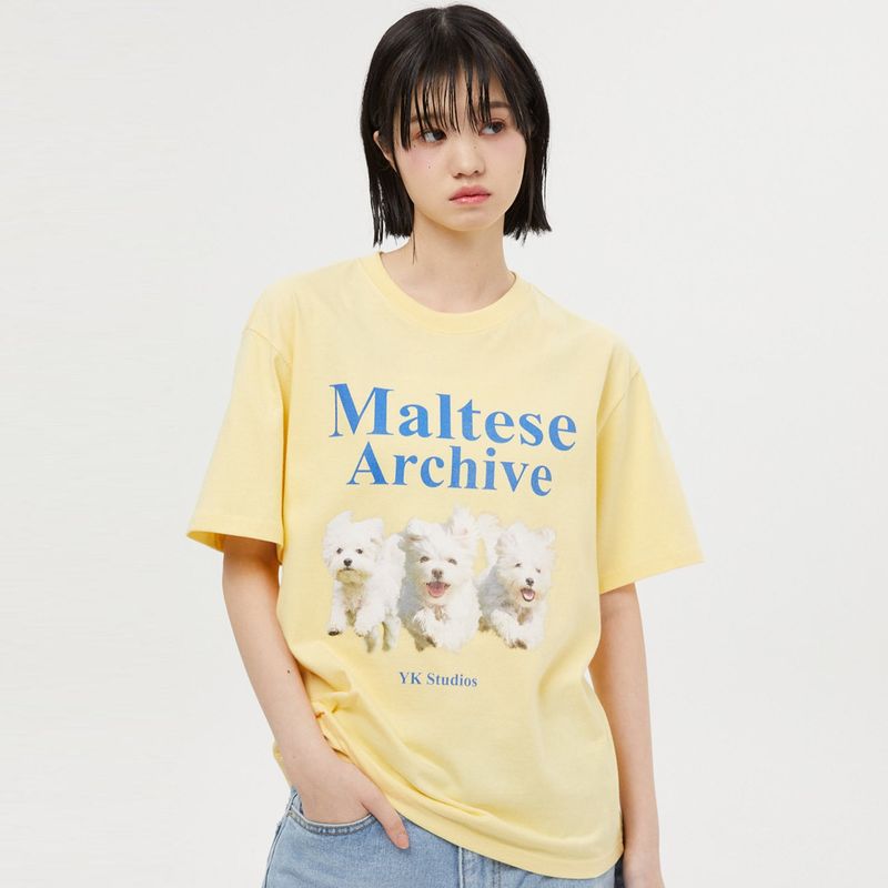 マルチーズアーカイブ半袖Tシャツ