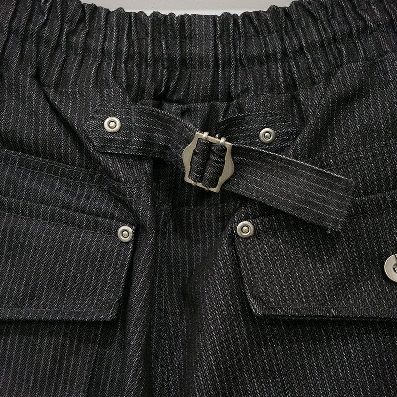 Dobby Stripe Denim Pants