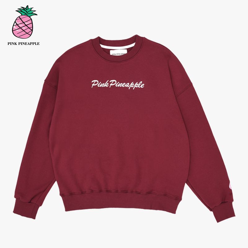 CURLY LETTERING SWEATSHIRT (3COLOR)