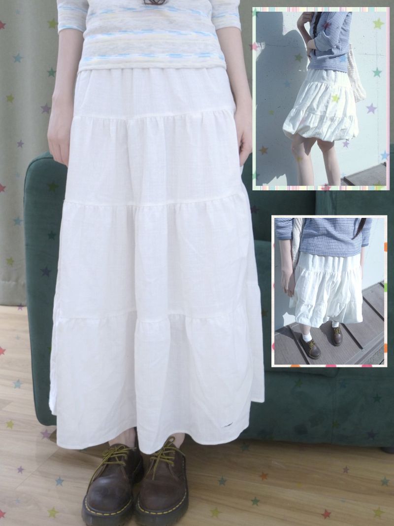 ZELENA（ゼレナ）の「lamp 2way skirt（Skirts）」