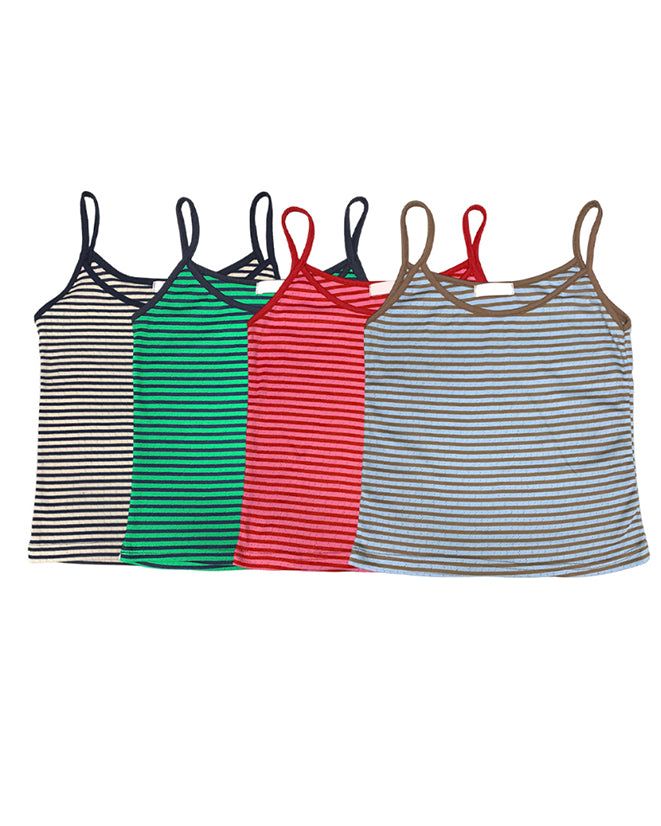 Fruity Stripe Sleeveless Top 4C