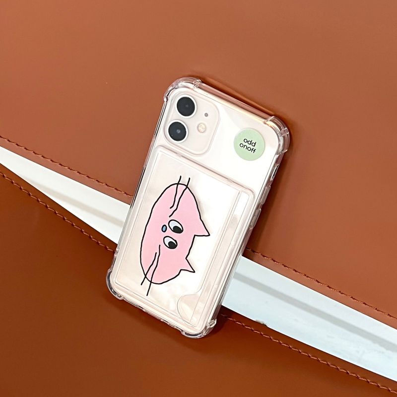oddonoff（オッドオンオフ）の「キャティカードケース（スマホグッズ/小物）」