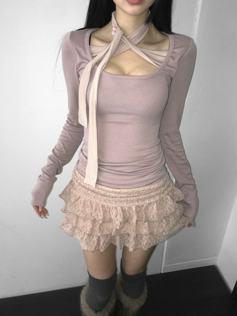 frottie lace sk(3 color)