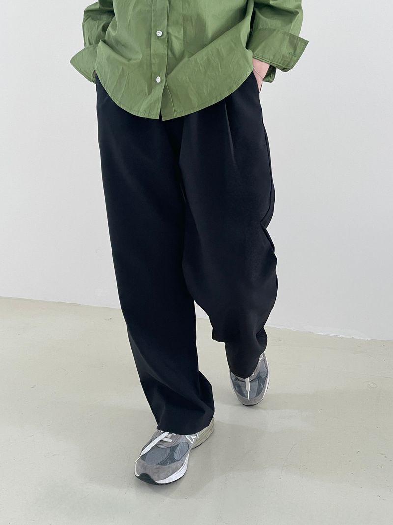 Arco iris(アルコイリス)の「Minimal wide banding slacks(Pants)」