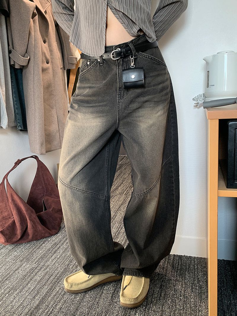 BIAS WIDE JEANS (2C)