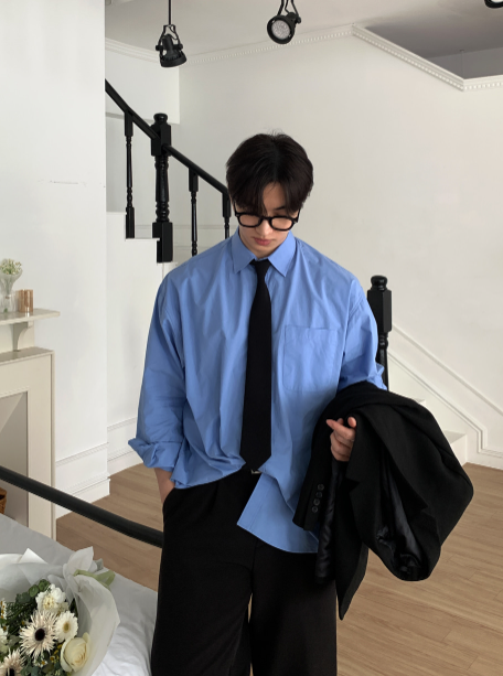 Nomace Color Basic Cotton Shirt