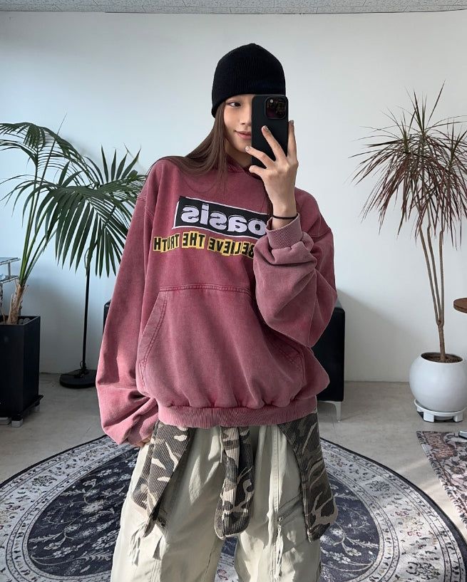 SATIIIZ（サティーズ）の「Cult Oasis Washed Hoodie（Tops）」