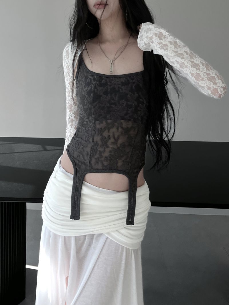 rose bolero cardigan (3color)