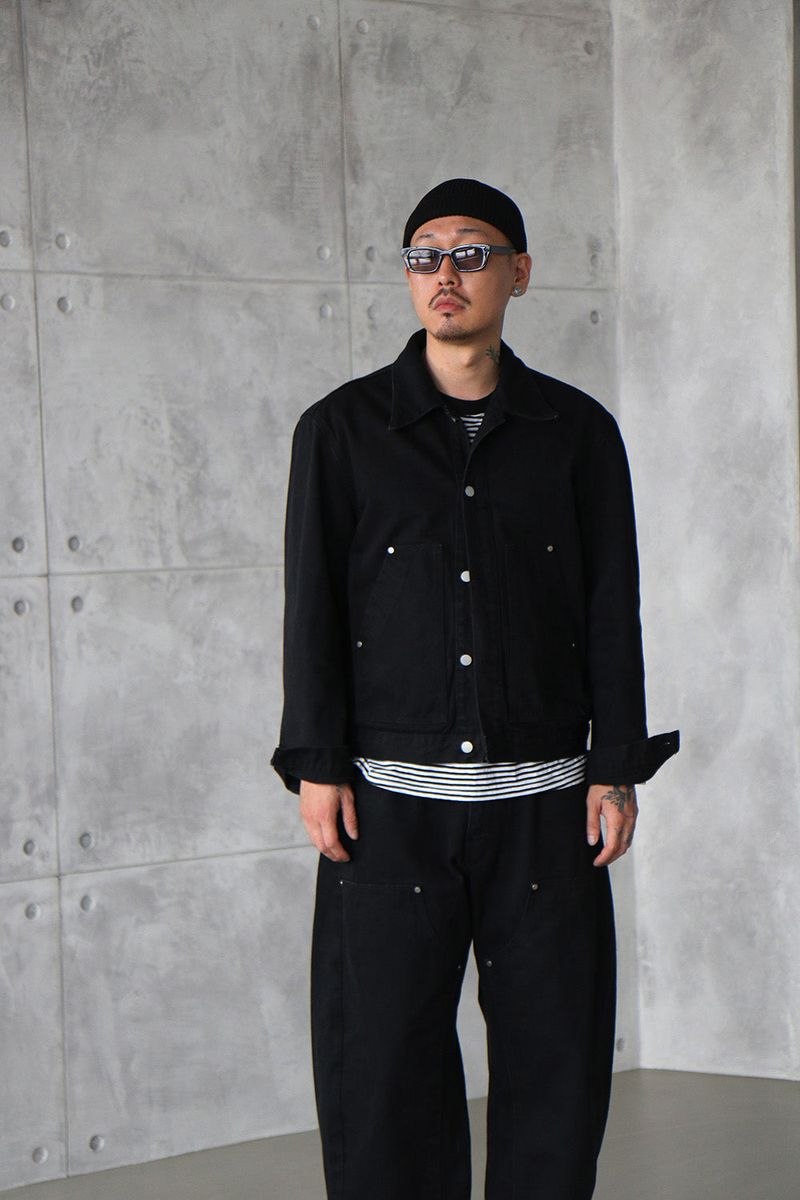 [UNISEX] Carpenter Black Denim Jacket