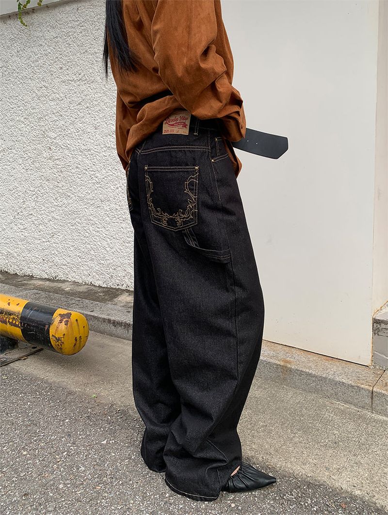 TWIST CARPENTER RAW JEANS