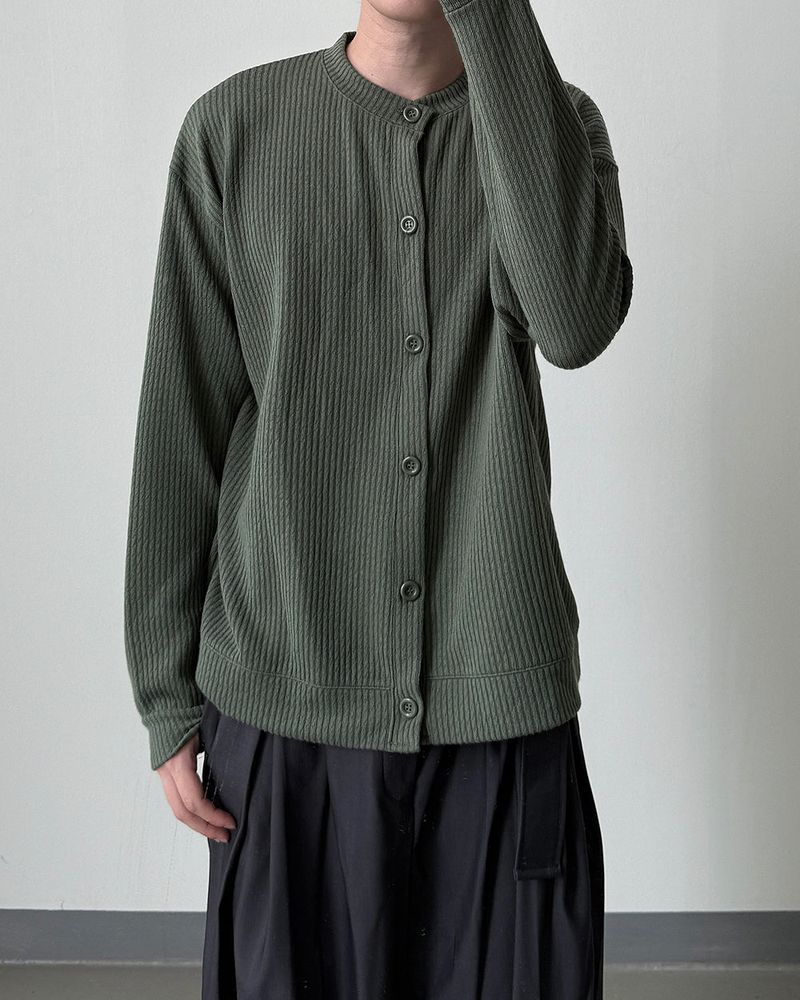 Bellano Ribbed Round Cardigan