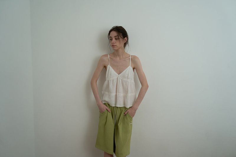 Marine lace sleeveless
