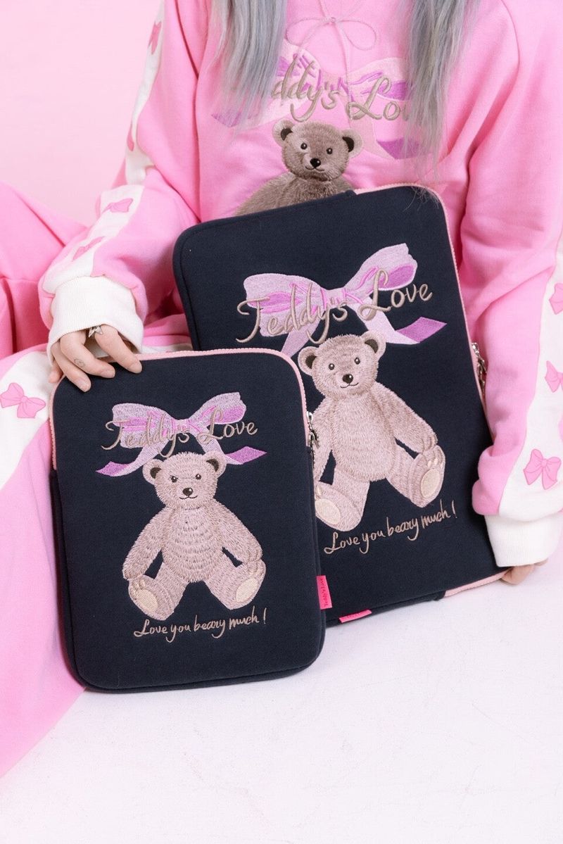 Teddys IPAD/LAPTOP Pouch 15 inch (NAVY)