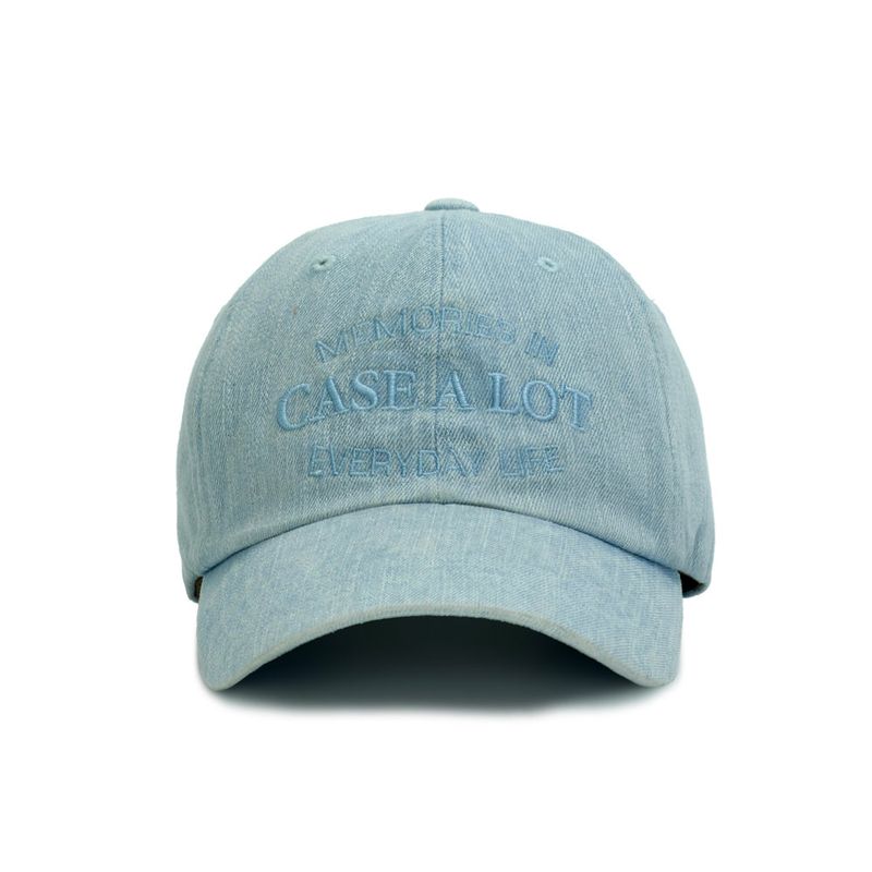CASEALOT（ケースアロット）の「デニムウォッシングボールキャップ - スカイブルー（帽子）」