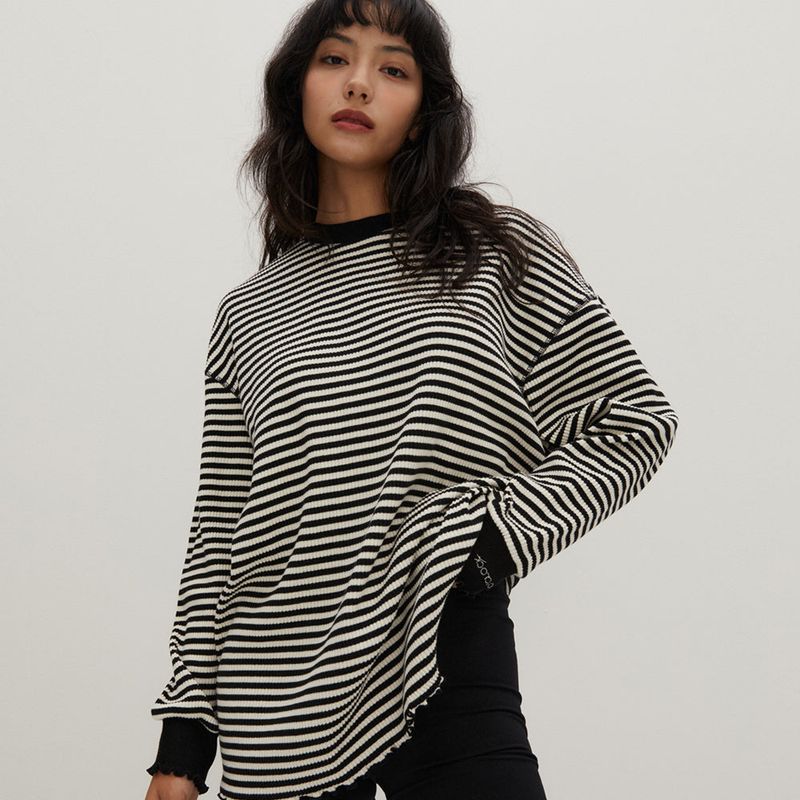 Loose Fit Interlock T/Shirts Black