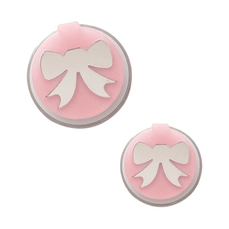 secondboutique（セカンドブティック）の「[MADE] Mirror Tok_Pink ribbon ball mirror tok_Maxafe type smart talk（Smartphone Accessories）」