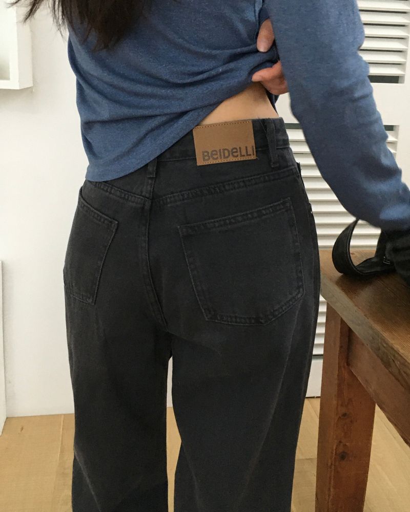 [ORIGINAL] Cran Straight Cotton Washed Pants