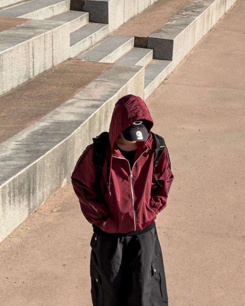 Dian Lightweight Hood Track Windbreaker
