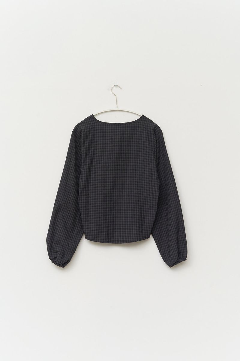 (W) Rei Checked Strap Blouse