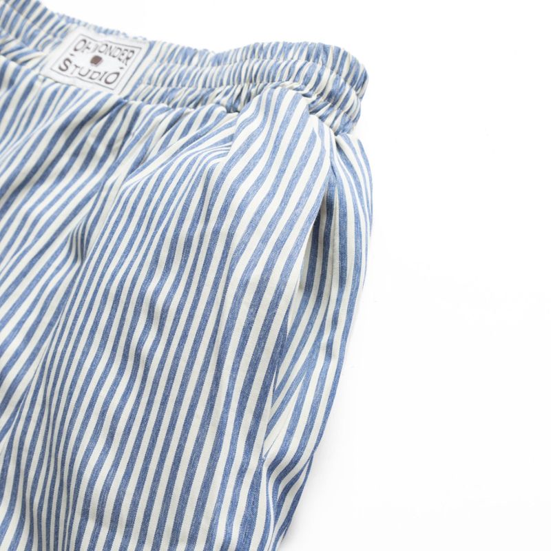 Summer Love’s Striped Pants Navy Blue