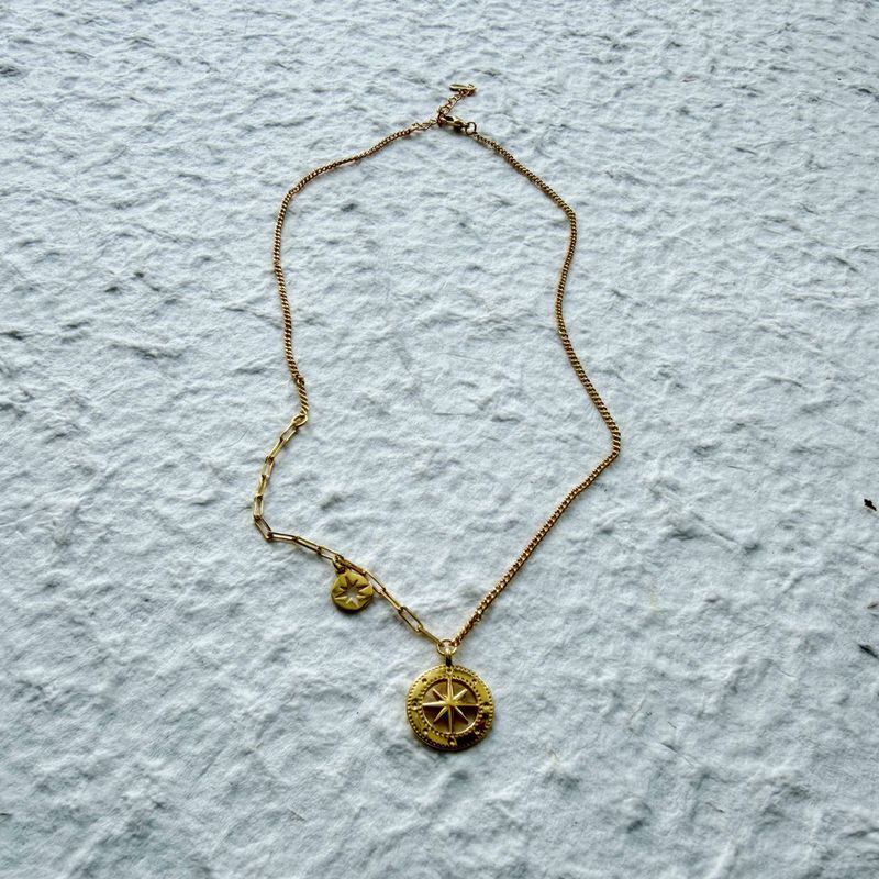 Compass Star Necklace