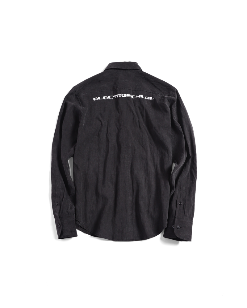 CUPRO BLACK LONG SLEEVES SHIRT