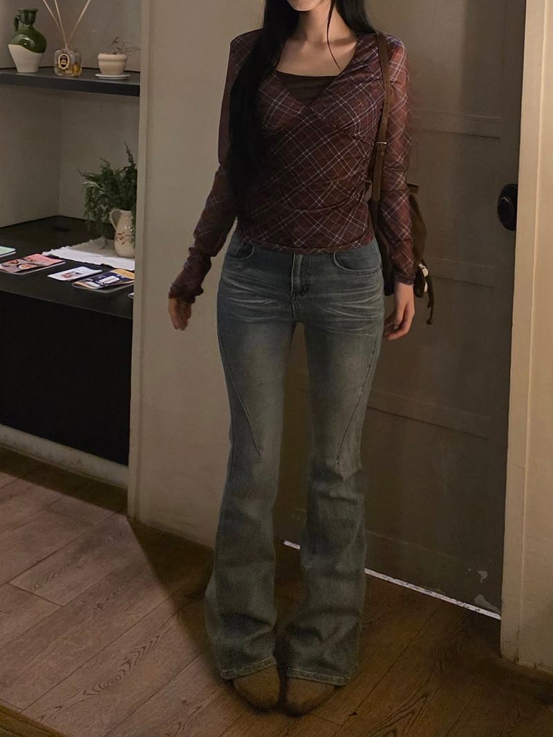 Vintage Two Line Bootcut Denim