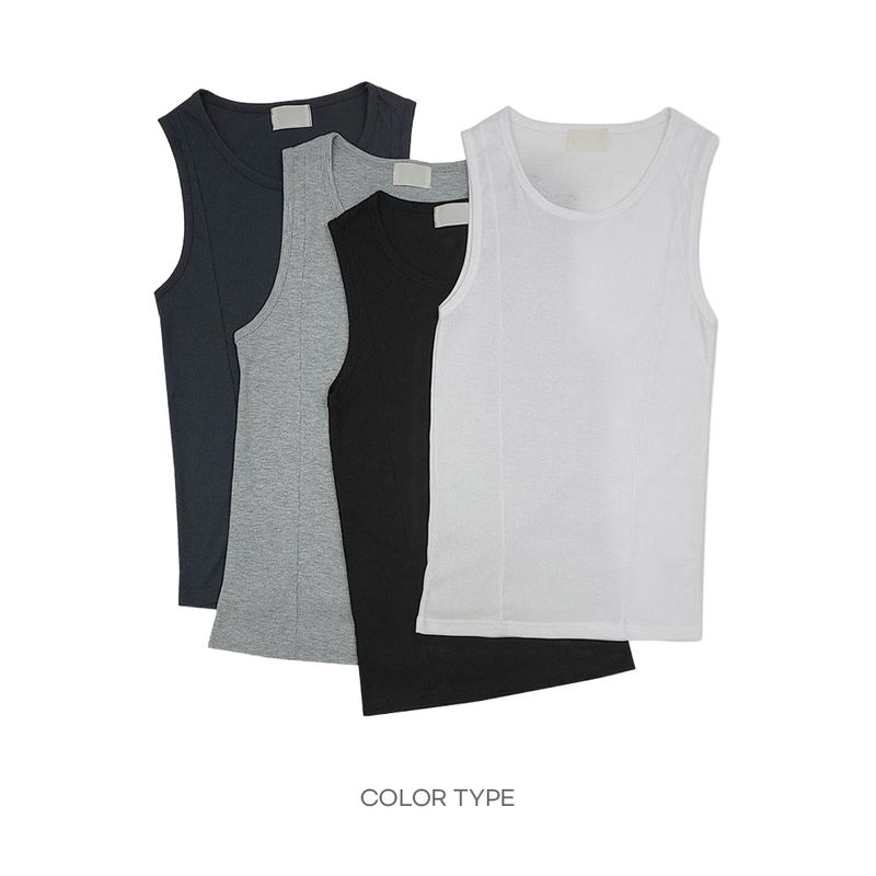 Ribble ribbed sleeveless -4C