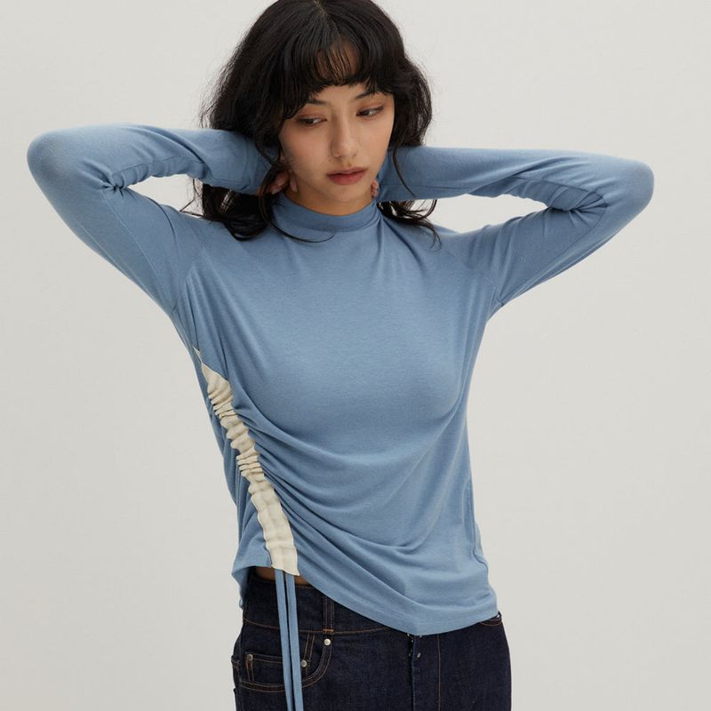 Side String T/Shirts S/Blue