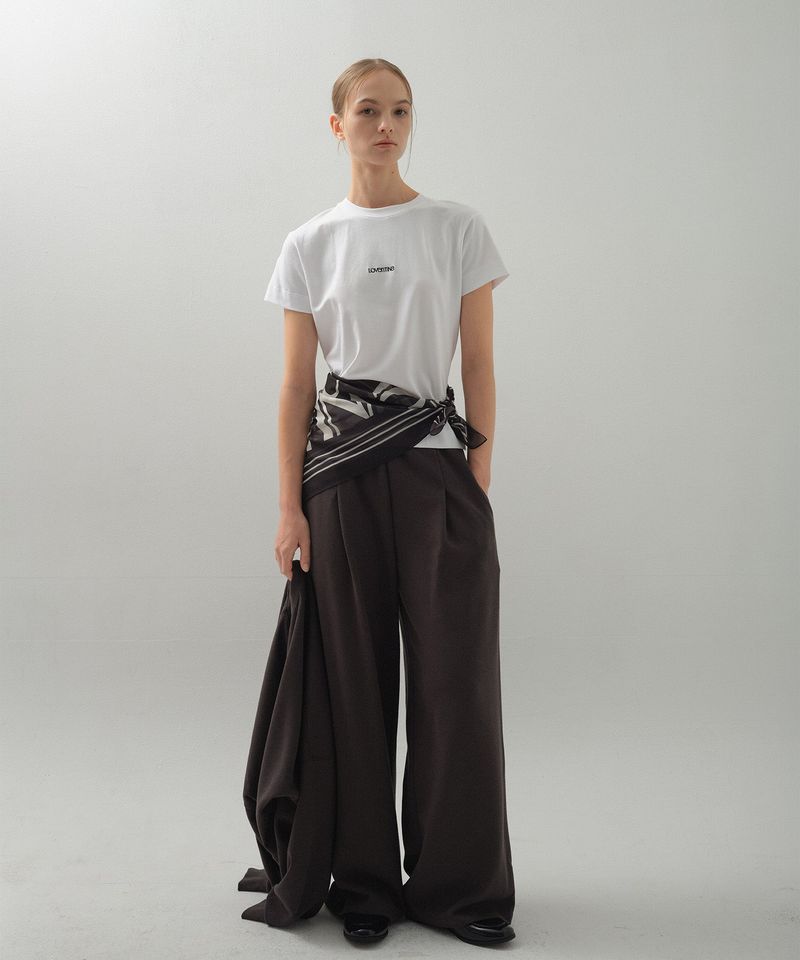 Loose Wide Knitting Pants_Charcoal