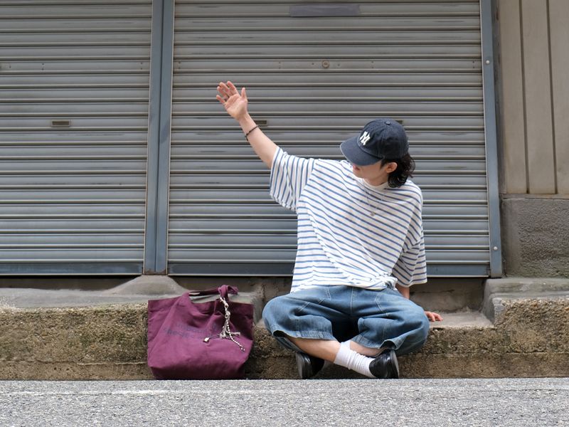 RUU Sand Washing Denim Bermuda Pants
