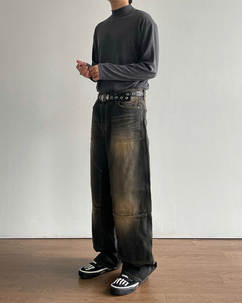 Winter mockneck knit