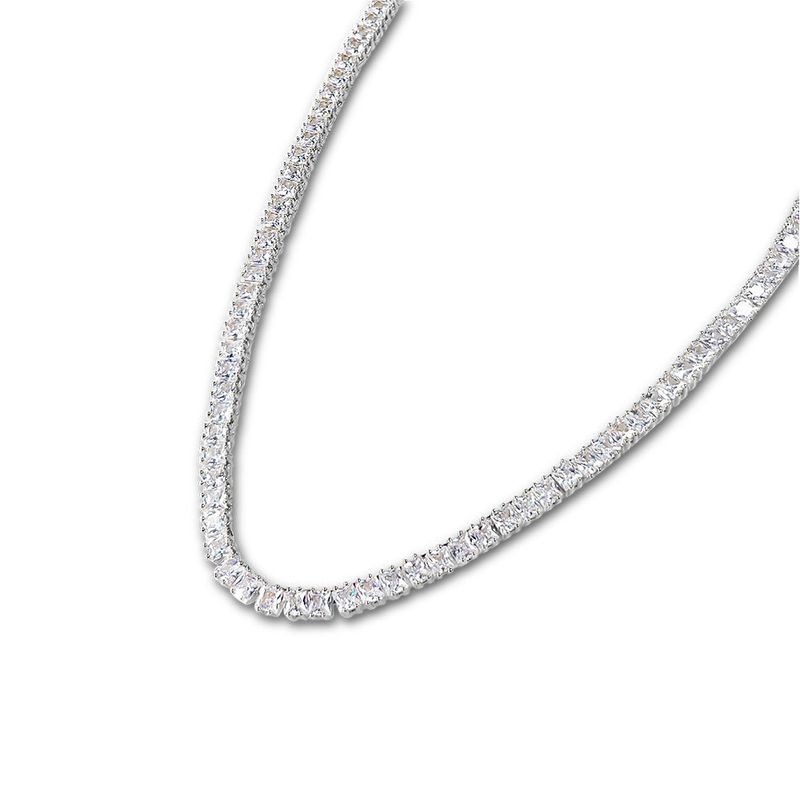 MACIER(マシール)の「Paetone tennis necklace (silver)(Accessories)」