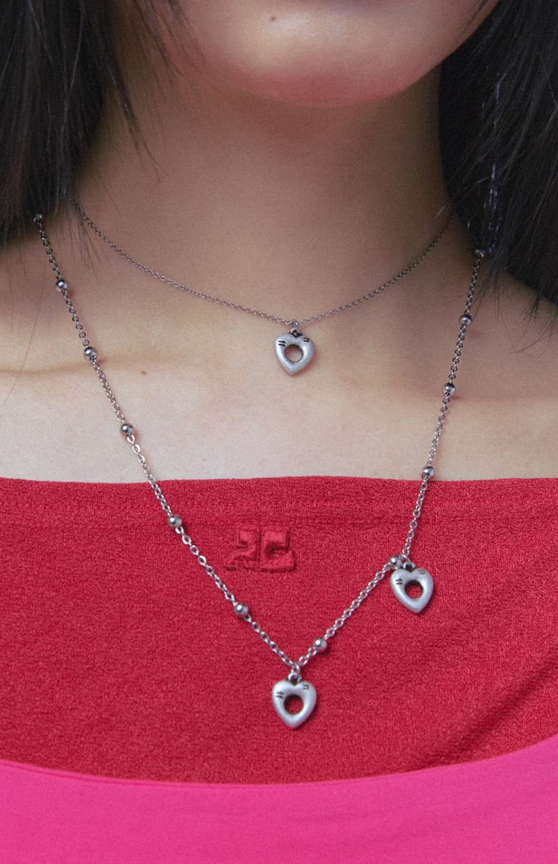 nff(エヌフフ)の「heart hole necklace(Accessories)」