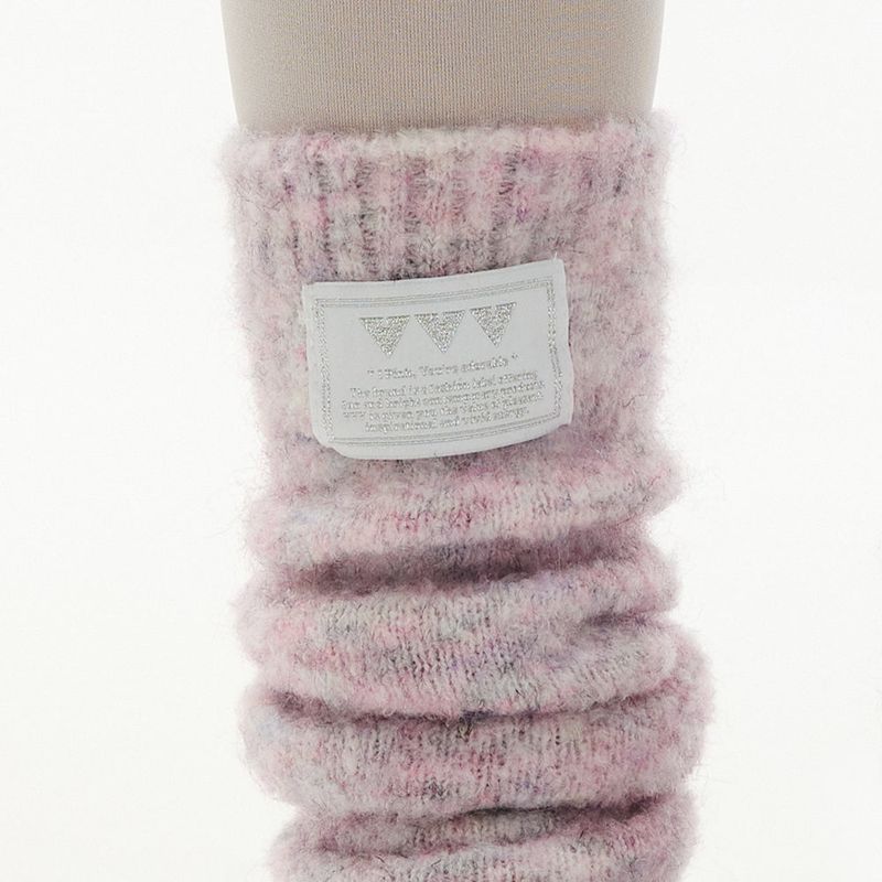 Basic Logo Bokashi Leg Warmer _ Lavender