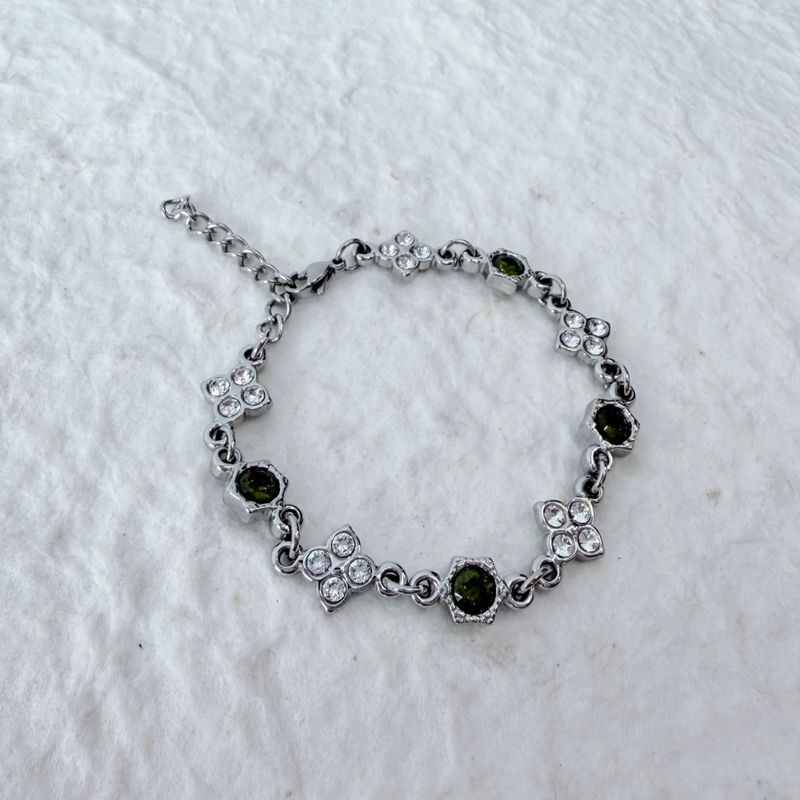 Emerald Bloom Bracelet
