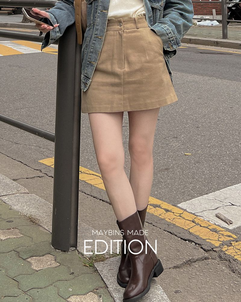 MAYBINS（メイビンス）の「【MADE】コットンミニスカート（スカート）」
