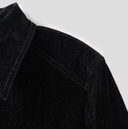 Wiles Velvet Denim Jacket