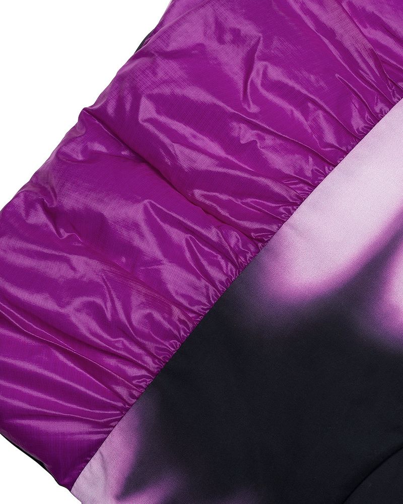 Colour Contrast Down Vest _ Purple