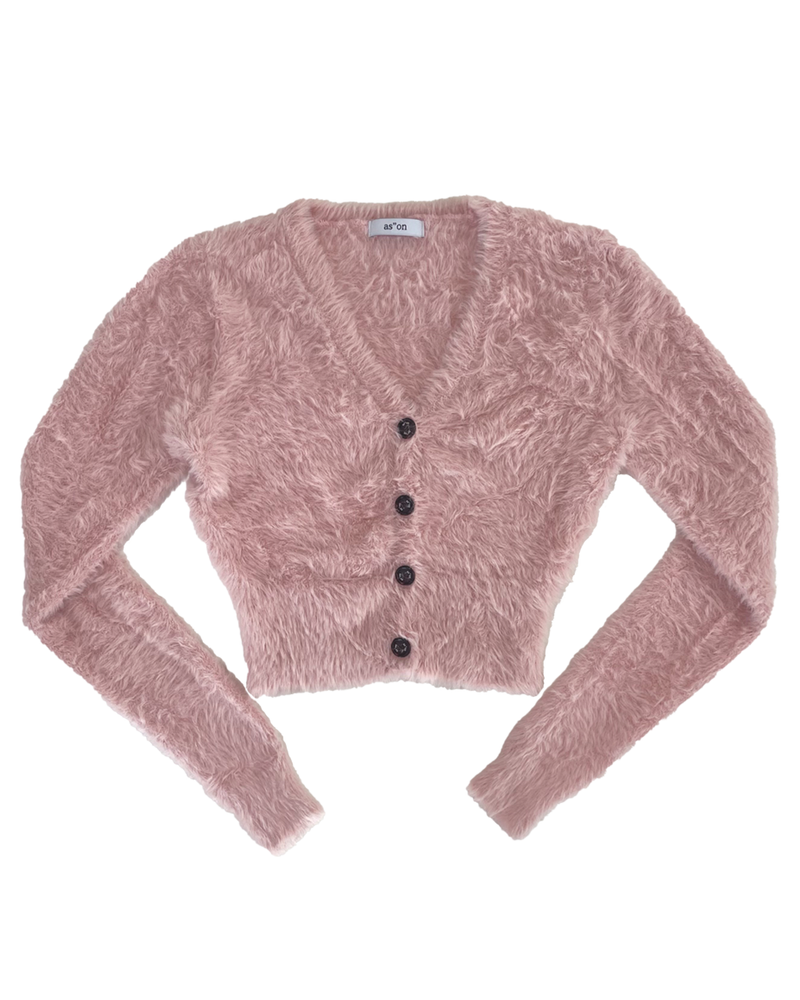 as"on（アズオン）の「as"on Macaron cardigan (Pink)（）」