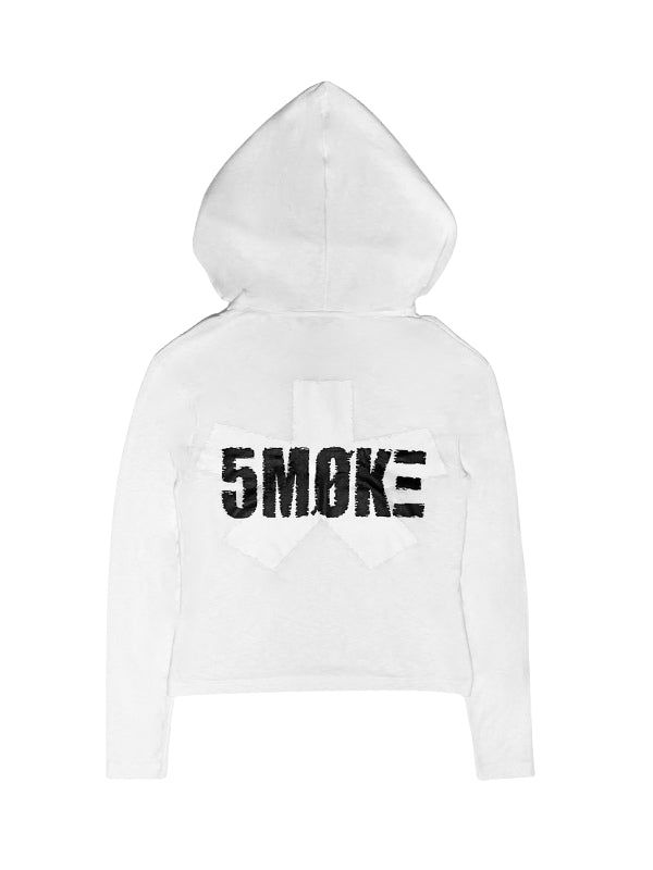 SMOKEASTAR(スモークアスター)の「5M0KE Hooded Long-Sleeve (WHITE)(Tops)」