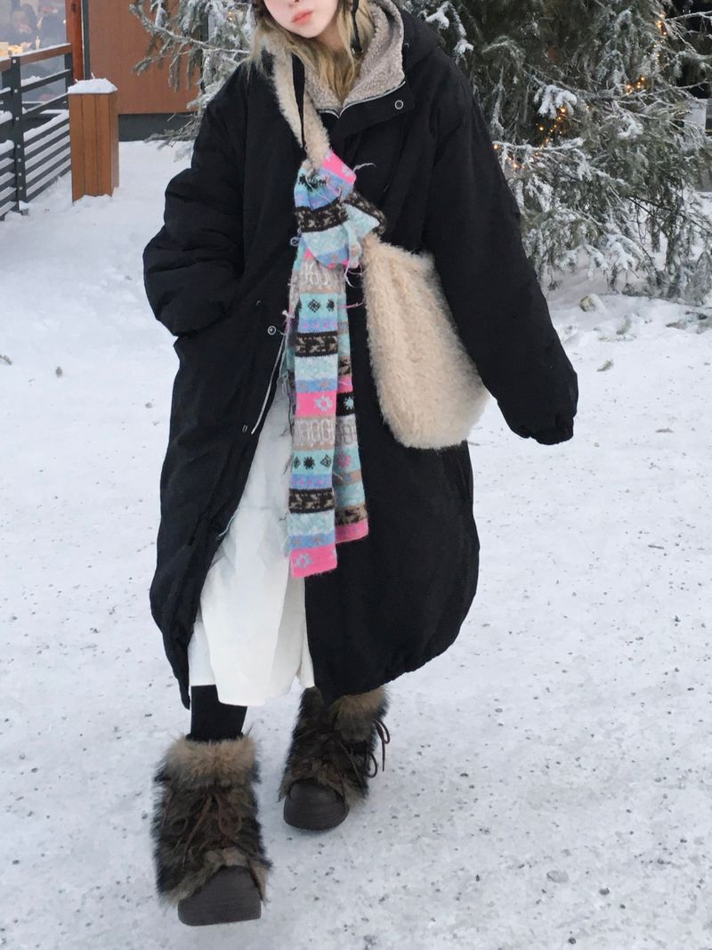Bohemian Vintage Wool Muffler (4c)