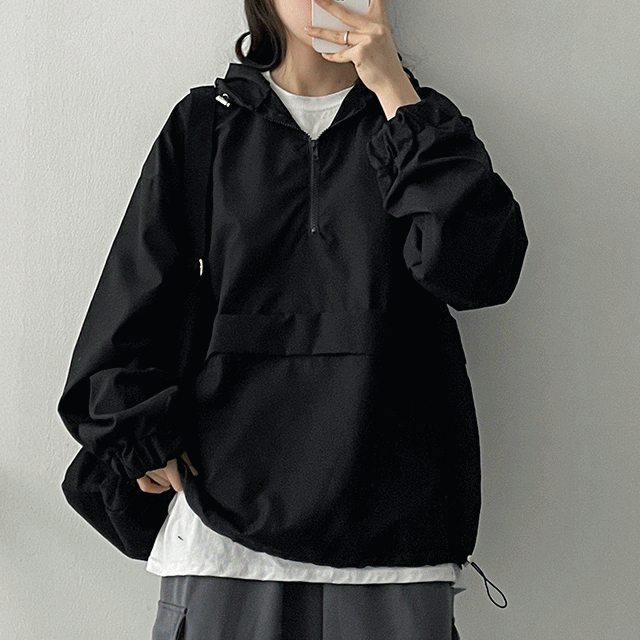 hijjoo（ハイチュー）の「Burnistring anorak hood（Jackets/Outerwear）」