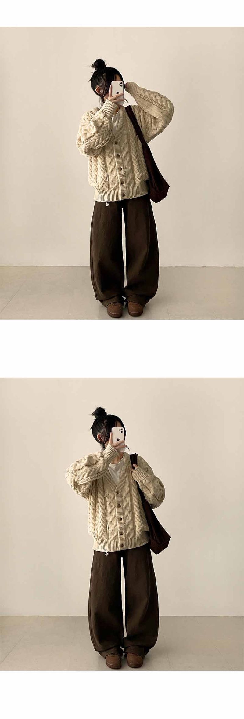 [Short & Long & Basic] Faure Pitchwashing Cotton Semi Wide Pants