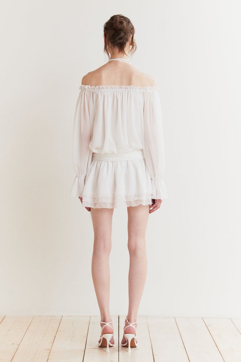 ANGEL HOOK DRESS white
