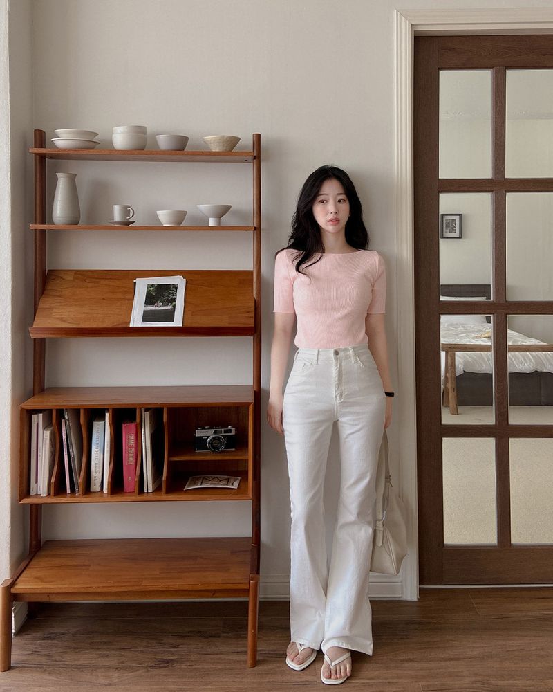 Hedden bootcut cotton pants