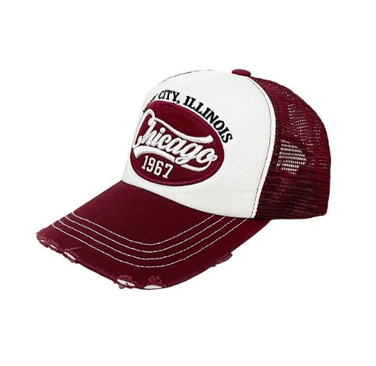 Chicago Damage Mesh Ball Cap