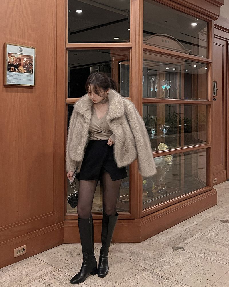 Fur Crop Jacket