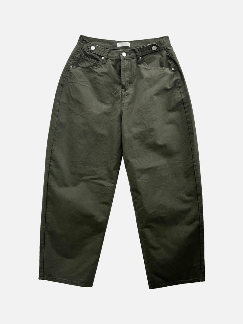 Cien Cotton Wide Balloon Pants 4C